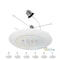 Nuwatt 5/6 Inch LED Disk Lights Can Lights or Surface Mount Disk Downlights, 2700K-5000K, 1100LM, 6PK NW-R-DSK-6-15W-5CT-6P - alternate 1