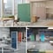Ghent EZ Mobile Glassboard, Aluminum Frame, Magnetic, 75"H x 50"W, Denim EZ1MA7550DM - alternate 3