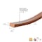 M-D Building Products 1/4 in. x 1/2 in. x 17 ft. Brown Foam Window Seal for Medium Gaps 02816 - alternate 5