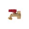 Proline Series Brass 1/2-in PF x 3/4-in MHT 1/4 Turn Hose Bibb 1103-153 - alternate 3