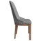 Leisuremod Verisma Collection Modern Wooden Dining Chair in Grey VC57GR - alternate 5