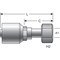 Gates Female Din 24 Cone Swivel - Heavy Series With O-Ring Megacrimp G25720-1625 - alternate 2