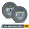 Powertec Aluminum Oxide Bench Grinding Wheel 8 in 36 & 100 Grit, 1 in Thick 5/8 in Arbor, 2PK 15532 - alternate 1