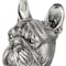 Homeroots Set of Two 6" Silver Metal Dog Decorative Bookends, 2PK 392137 - alternate 5