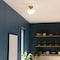 Vaxcel Eastgate 8.75-in Satin Nickel Schoolhouse Semi-Flush Ceiling Light with Frosted Opal Glass C0351 - alternate 5