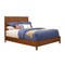 Homeroots Brown Solid Wood King Bed Frame 524814 - alternate 1