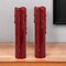 Homeroots Set of Two Red Flameless Pillar Candle, 2PK 517679 - alternate 4