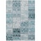 Homeroots 10' X 14' Teal Patchwork Washable Non Skid Indoor Outdoor Area Rug 563591 - alternate 4