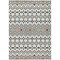 Homeroots 5' X 8' Ivory Red And Gray Geometric Washable Indoor Outdoor Area Rug 612185 - alternate 2