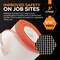 Xpose Safety Construction Safety Debris Net, 8.5x150 ft, 1/16in Mesh, Fire Retardant, White, Heavy Duty NFR116-86150-WHI-X - alternate 4
