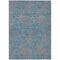 Homeroots 9' X 12' Teal Blue And Pink Abstract Washable Indoor Outdoor Area Rug 599842 - alternate 5