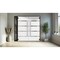 Vdomdoors Metal Double Doors Deux 1105 Black Enamel Mirrored Clear Glass 1 Sidelight Entry Modern Painted 84x DEUX1105DEXD-BLK-W72+12xH80-LH-O - alternate 4