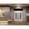 Vdomdoors Front Exterior Prehung Aluminum Double Doors Ronex1205 Bronze Oak Top Transom Mirrored Clear Glass RONEX1205DEXD-OAK-W72xH96+12-RH-O - alternate 3
