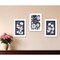 Homeroots Set Of Three Its Beautiful to Be Different White Framed Print Wall Art, 3PK 408185 - alternate 3