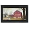 Homeroots Antique Barn 2 Black Framed Print Wall Art 406414 - alternate 1