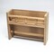 Homeroots Wall Mounted 13.07in Wood Spice Jar & Rack Set 478234 - alternate 1