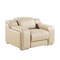 Homeroots 41" Beige Italian Leather Wall Hugger Recliner With USB 634543 - alternate 5