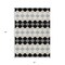 Homeroots 5' X 8' Black Ivory And Beige Geometric Washable Indoor Outdoor Area Rug 597873 - alternate 5