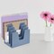 Acrimet 5 Section Incline File Sorter Desk Organizer Rack for Office Desktop Plastic Solid Blue 225.5 - alternate 4