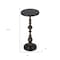 Homeroots 23" Bronze Metal Round Pedestal End Table 634874 - alternate 3