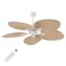 Jonathan Y Raffles 52" Bohemian Industrial Metal/Plastic Mobile-App/Remote-Controlled 6-Speed Palm Blade Ceilin JYL9719E - alternate 1