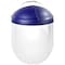 3M Ratchet Headgear with Clear Polycarbonate Faceshield, Uncoated, 9 in Visor Height, Blue 82783 - alternate 1