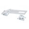Prime-Line Door and Gate Double Safety Hasp Hinge Latch with Fixed Staple 4-3/8 inch with Screws Zinc Plated U 117190 - alternate 1