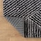 World Rug Gallery Minimal Stripe Geometric Shag Area Rug 2 ft x 3 ft Anthracite WR130ANTHRACITE2X3 - alternate 3