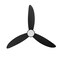Afx Banks - 52in 3 Blade LED Ceiling Fan - Black Finish - Remote Control Type BNKN523LDCBKBK-RC - alternate 3