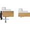 Siig SIIG Single Monitor Gas Spring Aluminum Desk Monitor Arm with USB and Audio Ports - 17" to 49" CE-MT3H11-S1 - alternate 3