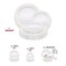 Smarty Had A Party White w/Gold Vintage Rim Round Plastic Dinnerware Set (120 Dinner Plates + 120 Salad Plates), 240PK 860GVP-CASE - alternate 5
