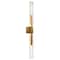 Cwi Lighting Curva Integrated LED 36in Brass Vanity Light with Handcrafted Glass 1725W36-2-624 - alternate 1