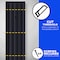 M-D Building Products 5 in. x 1/2 in. x 36 in. Bronze Aluminum Commercial Flat-Profile Threshold 68346 - alternate 2
