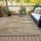Homeroots 9' X 12' Taupe And Beige Abstract Washable Indoor Outdoor Area Rug 631123 - alternate 5