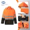 Protectx Safety Rain Jacket and Pant Suits, Polyester, Class Class 2 Orange, M ST-RS150D-ORBK-M-01 - alternate 6
