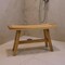 Homeroots 28" Natural Teak Rectangular Shower Bench 376741 - alternate 3