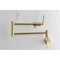 Kingston Brass Wall Mount Pot Filler Faucet, Brushed Brass KS4107KL - alternate 4