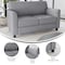 Flash Furniture Loveseat, 29" x 32-1/4", Upholstery Color: Gray BT-827-2-GY-GG - alternate 7