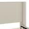 Martha Stewart Kay Full Upholstered Platform Bed w/Channel Stitched Wingback Headboard/Cushioned Siderails, Beige TW-3WDB03B-F-BG-MS - alternate 7