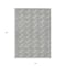Homeroots 10' X 14' Gray And Ivory Geometric Washable Indoor Outdoor Area Rug 595006 - alternate 4