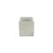 Homeroots 9in Light Gray Cement Indoor Outdoor Rectangular Pot Planter 487429 - alternate 5