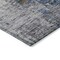 Homeroots 9' X 12' Blue And Gray Floral Washable Indoor Outdoor Area Rug 605077 - alternate 5