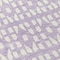 Homeroots 8' Lavender And Ivory Round Geometric Washable Indoor Outdoor Area Rug 613785 - alternate 2