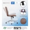 Boss Office Products Task Chair, Armless in Brown Vinyl, Chrome Base B9534C-BN - alternate 4