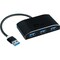 Siig SUPERSPEED USB 3 4PORT POWERED HUB PROVIDES OPTIONAL POWER ADAPTER JU-H40F12-S1 - alternate 1