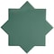 Apollo Tile Seville 7 x 7 in. Matte Sage Green Porcelain Star Wall and Floor Tile 5.31 sq ft/case, 34PK TNG88STRGRNA - alternate 1