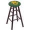 Holland Bar Stool Co Oak Bar Stool, Dark Cherry Finish, Baylor Seat RC30OSDC - alternate 1