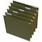 Universal Hanging File Folders, Green, 8.5in H, 25PK UNV14141 - alternate 2