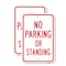Signmission No Parking Or Standing, 18'' X 24'' 2 Signs, Heavy Gauge Aluminum, 2PK A-1824-2PACK-25017 - alternate 1