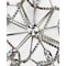 Homeroots Set of Four Gold And Silver Handmade Faux Crystal And Metal Hanging Star Ornaments, 4PK 548239 - alternate 4